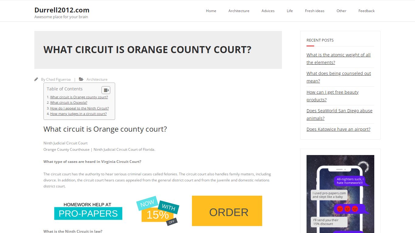 What circuit is Orange county court? – Durrell2012.com